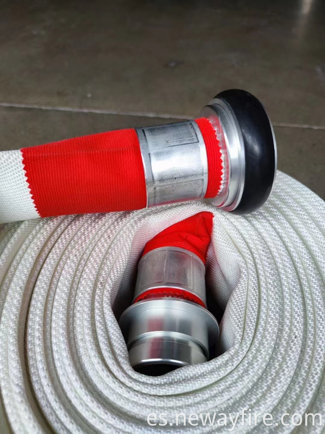 25 Meter White Pvc Fire Hose